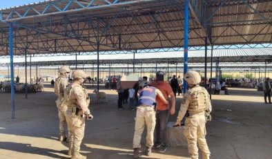 Jandarmadan Kurban Bayramı Öncesi Hayvan Pazarı Denetimi