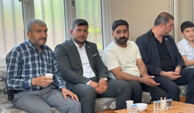 Abdülkadir Karlar’dan İl Başkanı Metin Baydar’a Taziye Ziyareti