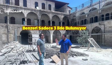 📍 Şanlıurfa’da Tarihi Yahudi Hanı Yeniden Ayağa Kalkıyor!🧱⛏ 17. yüzyıldan kalan 3 katlı tarihi yapı, Barutçu (Yahudi) Hanı yeniden restore ediliyor!