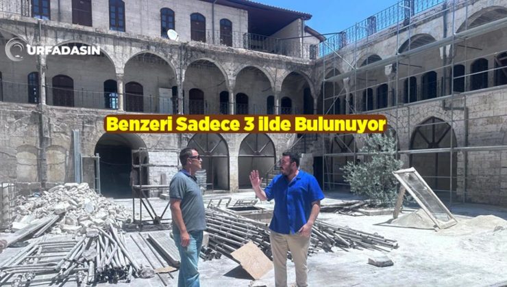 📍 Şanlıurfa’da Tarihi Yahudi Hanı Yeniden Ayağa Kalkıyor!🧱⛏ 17. yüzyıldan kalan 3 katlı tarihi yapı, Barutçu (Yahudi) Hanı yeniden restore ediliyor!