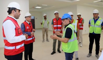 Yeni İl Sağlık Müdürü Dr. Erhan Berk’ten Şehir Hastanesi İncelemesi