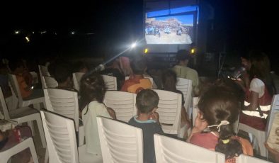 CEYLANPINAR’DA ÇÖLÜN ORTASINA BEYAZ PERDE KURULDU