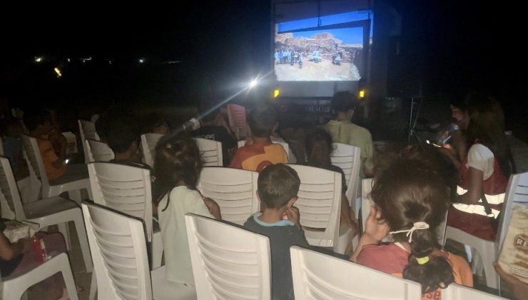 CEYLANPINAR’DA ÇÖLÜN ORTASINA BEYAZ PERDE KURULDU