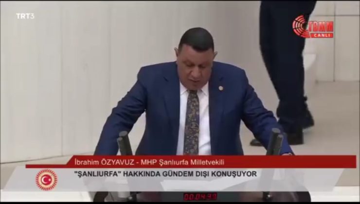 ŞANLIURFA’NIN SORUNLARI MECLİS GÜNDEMİNDE: MHP’Lİ VEKİL ÖZYAVUZ’DAN DİKKAT ÇEKEN ÇIKIŞ