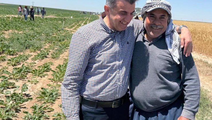 AK Parti Urfa İl Başkanı Günbegi, Mevsimlik İşçileri Ziyaret Etti