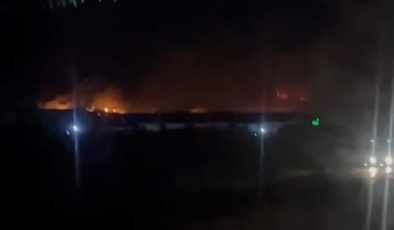 Urfalı Şoför, Hatay’daki Yangın Dehşetini Anbean Kaydetti