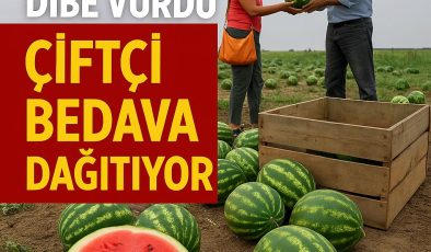 🍉 KARPUZ DİBE VURDU! ÇİFTÇİ BEDAVA DAĞITIYOR