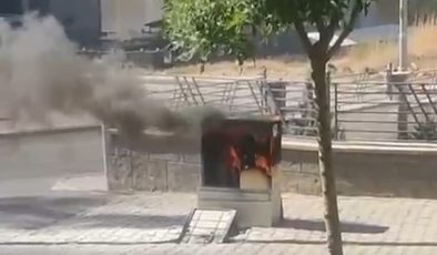 🔥 ŞANLIURFA’DA ELEKTRİK PANOSU ALEV ALEV YANDI
