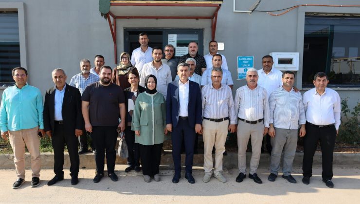 AK Parti İl Başkanı Günbegi, Organize Sanayi Bölgesini Ziyaret Etti