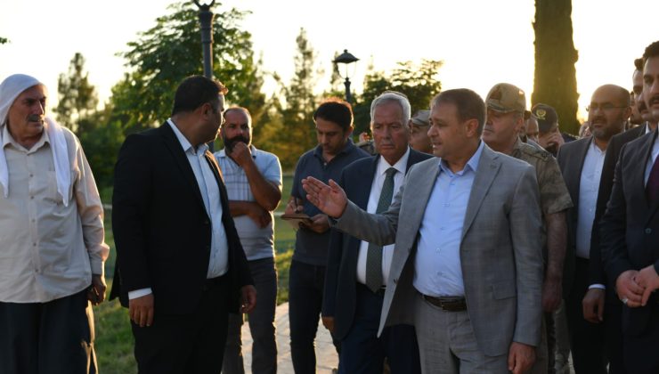 VALİ ŞILDAK EYYÜP NEBİ’DE İNCELEMEDE BULUNDU