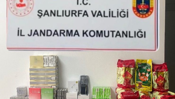 ŞANLIURFA’DA GÜMRÜK KAÇAĞI MALZEME ELE GEÇİRİLDİ