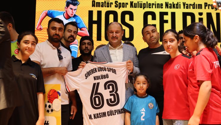 ŞANLIURFA BÜYÜKŞEHİR BELEDİYESİ’NDEN AMATÖR SPOR KULÜPLERİNE 6 MİLYON TL DESTEK